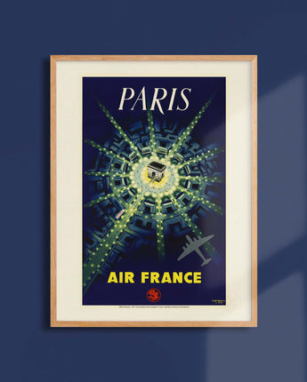 AFFICHE AIR FRANCE LEGEND PARIS ARC DE TRIOMPHE 30x40 gift