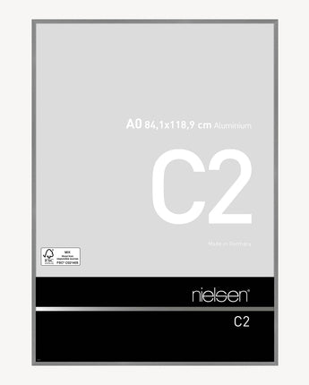 C2 Matt gebürstetes Grau 84,1 x 118,9 cm