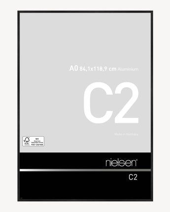 C2 Noir mat brossé 84,1 X 118,9 cm