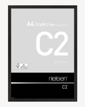 C2 Noir mat brossé 21 x 29,7 cm