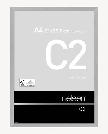 C2 Argent mat brossé 21 x 29,7 cm