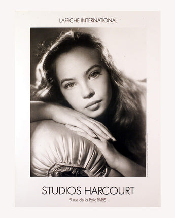 PHOTO STUDIO HARCOURT Leslie Caron affiche internationale 1984