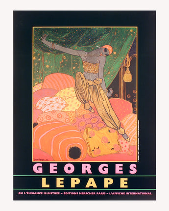 AFFICHE GEORGES LEPAPE 1984 L'ELEGANCE ILLUSTREE