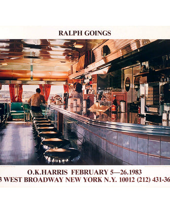 AFFICHE RALPH GOINGS  RALPH'S DINNER 1983