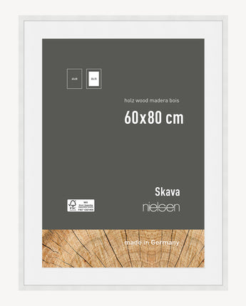 Skava 60x80/50x70 Blanc